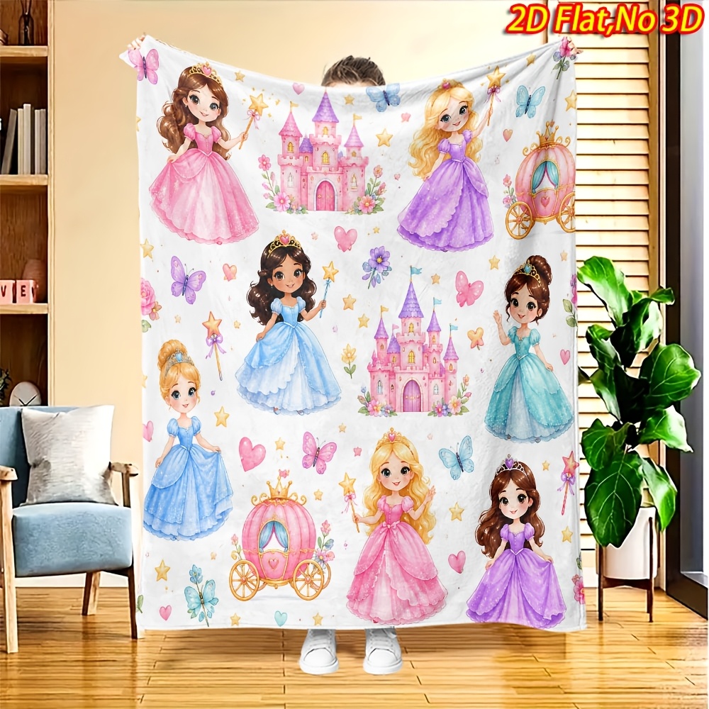 Baby Nursery Themes Girl - Coperta a tema castello da principessa,