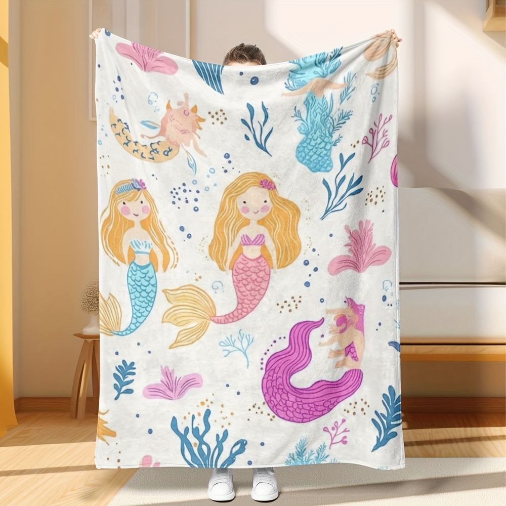 Baby Nursery Themes Girl - Coperta in pile a tema oceano