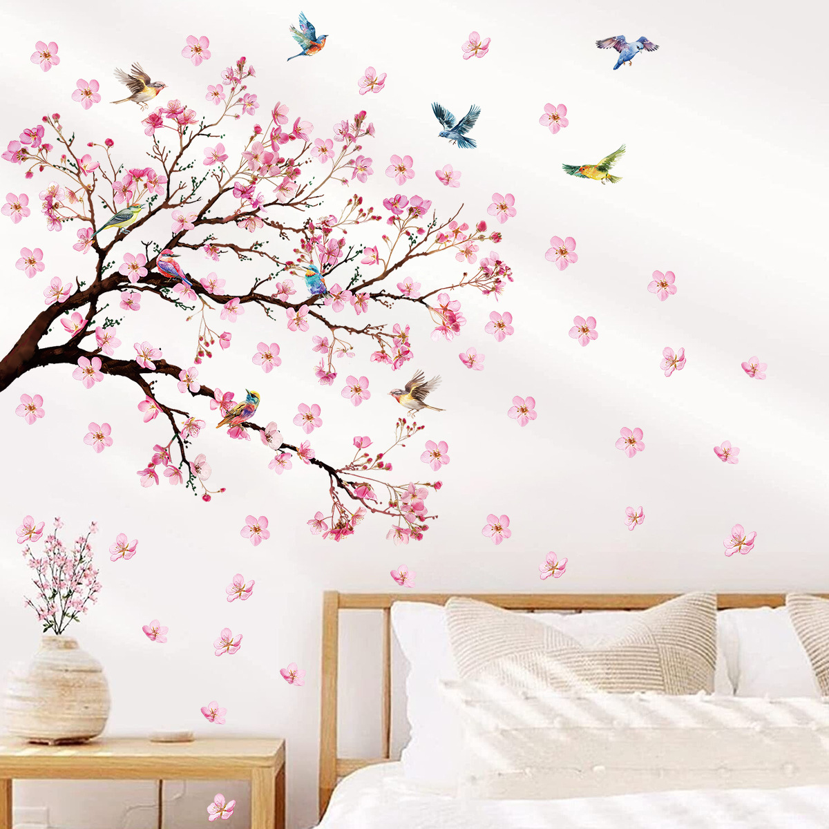 Adesivi murali fiore uccello a - Baby Girl Nursery Quotes recensione e prezzo