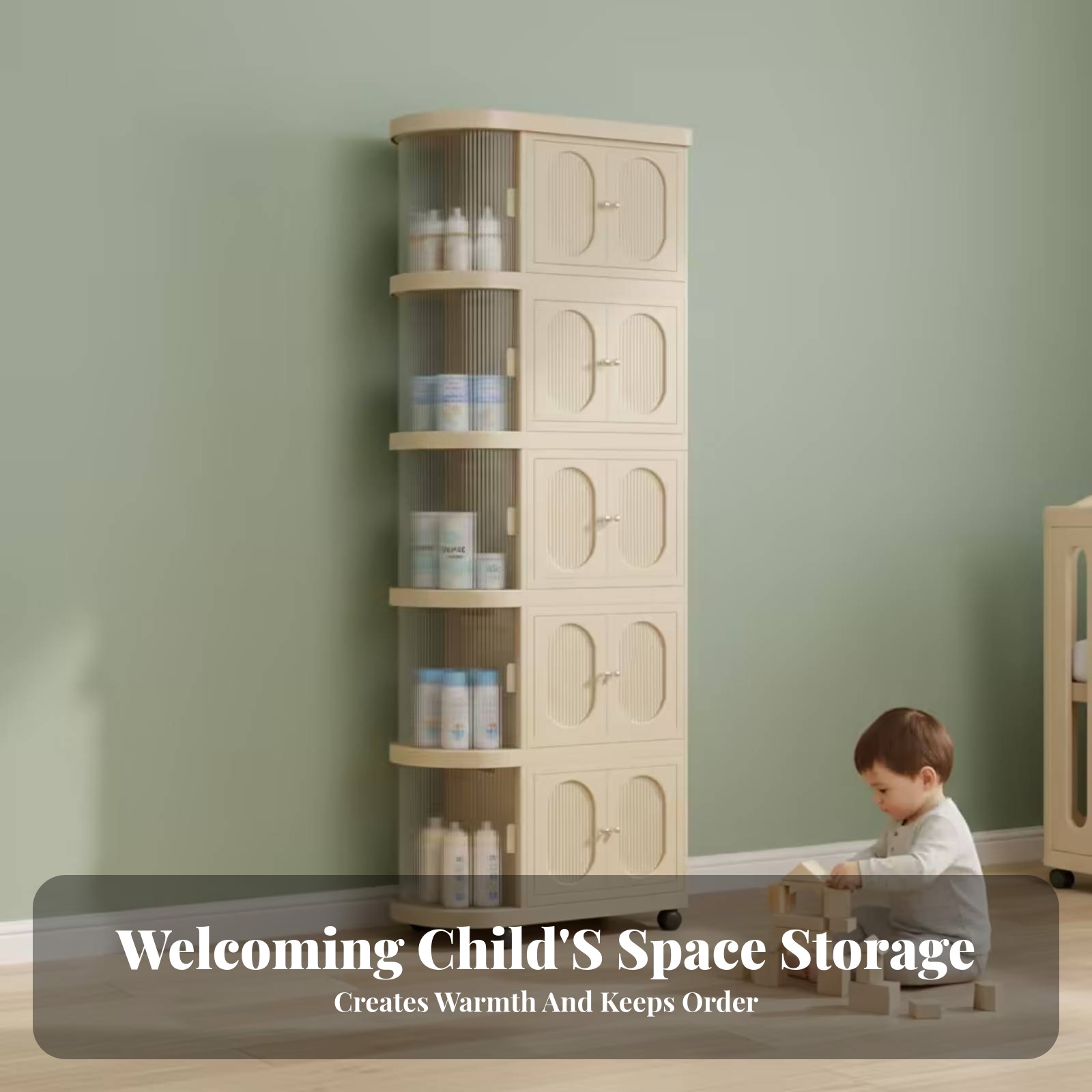 Armadio per Bambini a 5 Ripian - Baby Nursery Shelves recensione e prezzo