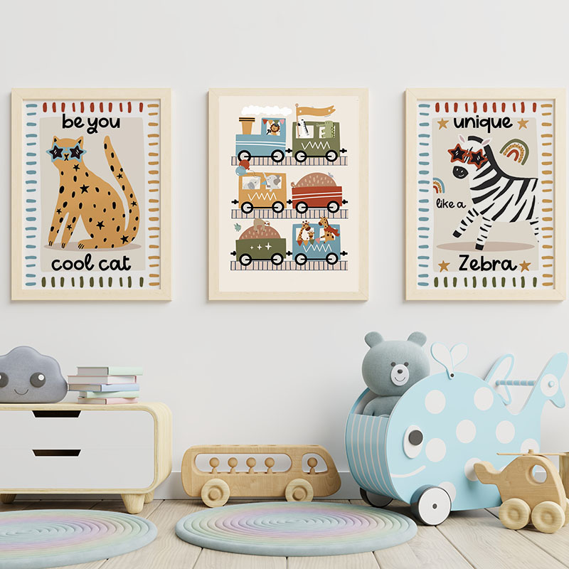 Divertenti Quadri su Tela con  - Baby Zebra Nursery recensione e prezzo