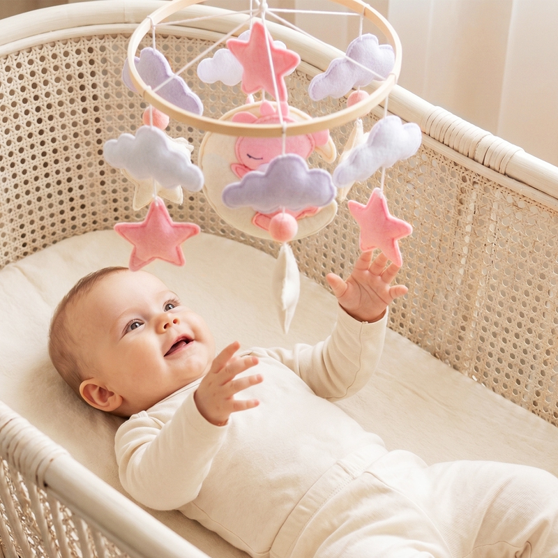 1 Pezzo Carillon Mobile in Leg - Baby Nursery Equipment recensione e prezzo