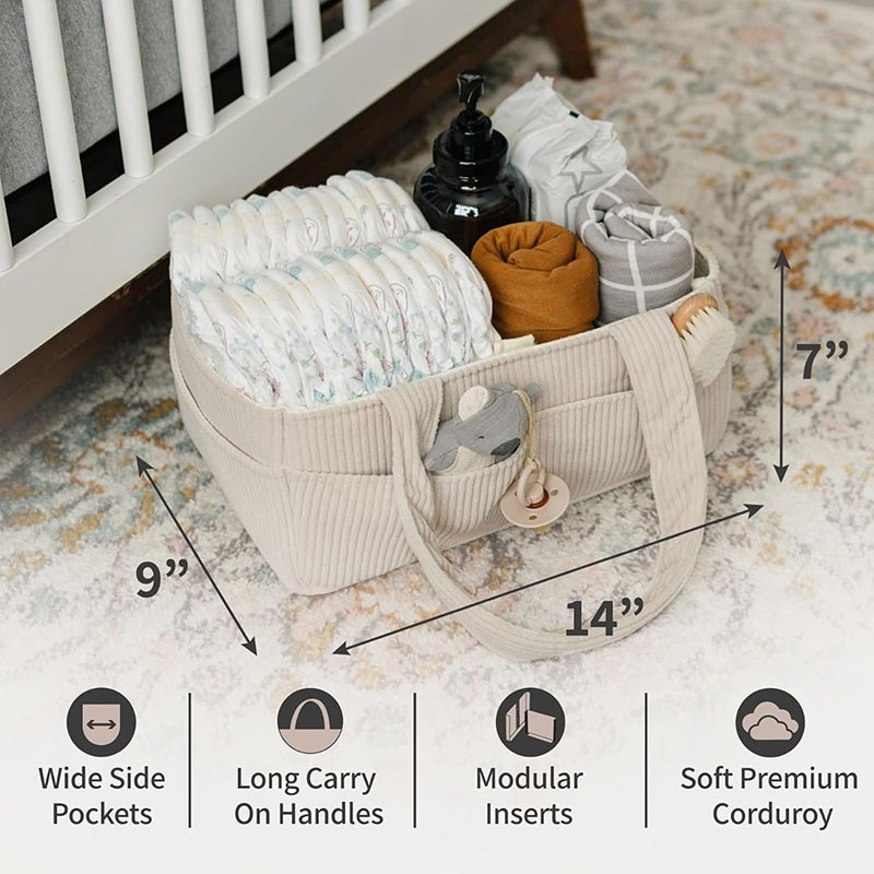 Organizer per Pannolini Pieghe - Baby Nursery Handles recensione e prezzo