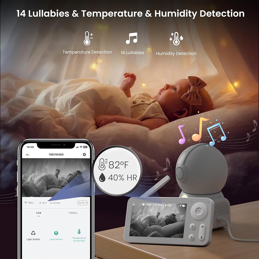 Baby Monitor 2K con 2 Telecame - Baby Nursery Equipment recensione e prezzo