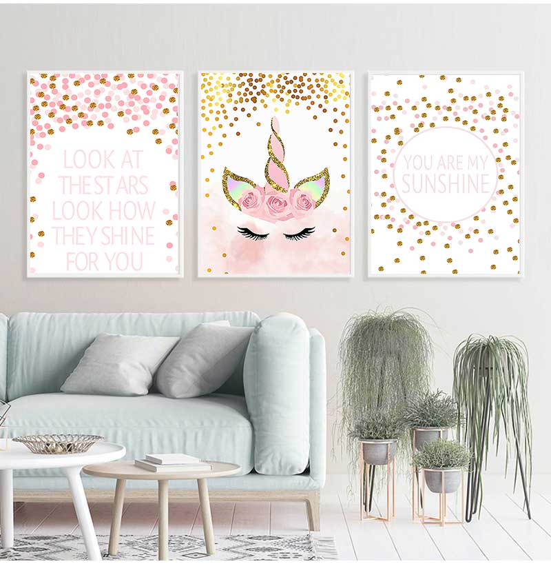 Quadro Decorativo per Camerett - Baby Girl Nursery Quotes recensione e prezzo