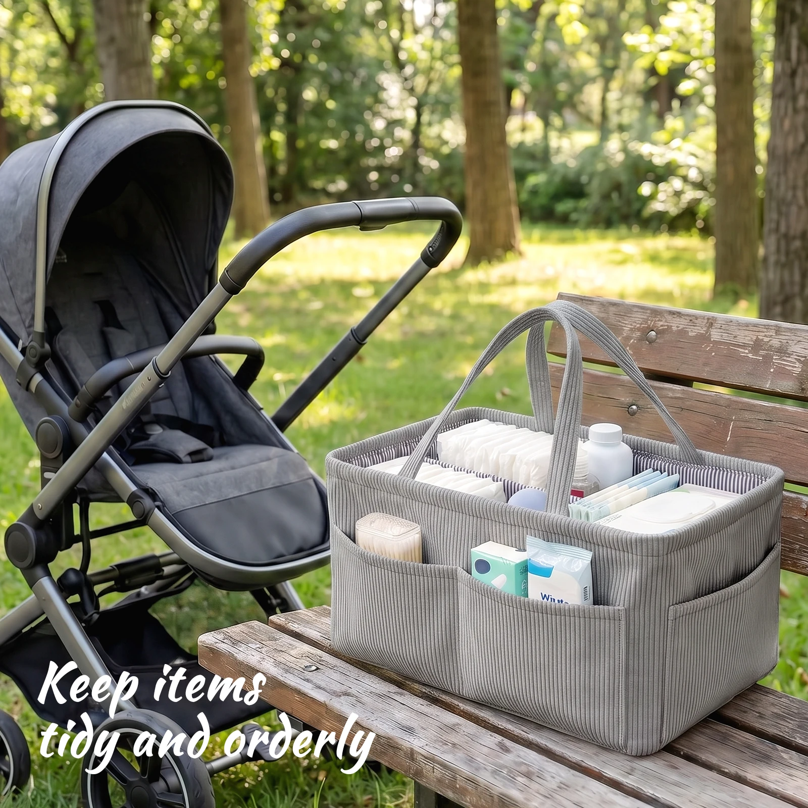 Organizzatore pieghevole in ve - Baby Nursery Handles recensione e prezzo