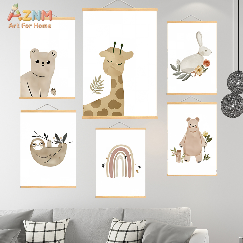 AZNM Stampa su tela neutra in  - Baby Nursery Neutral recensione e prezzo