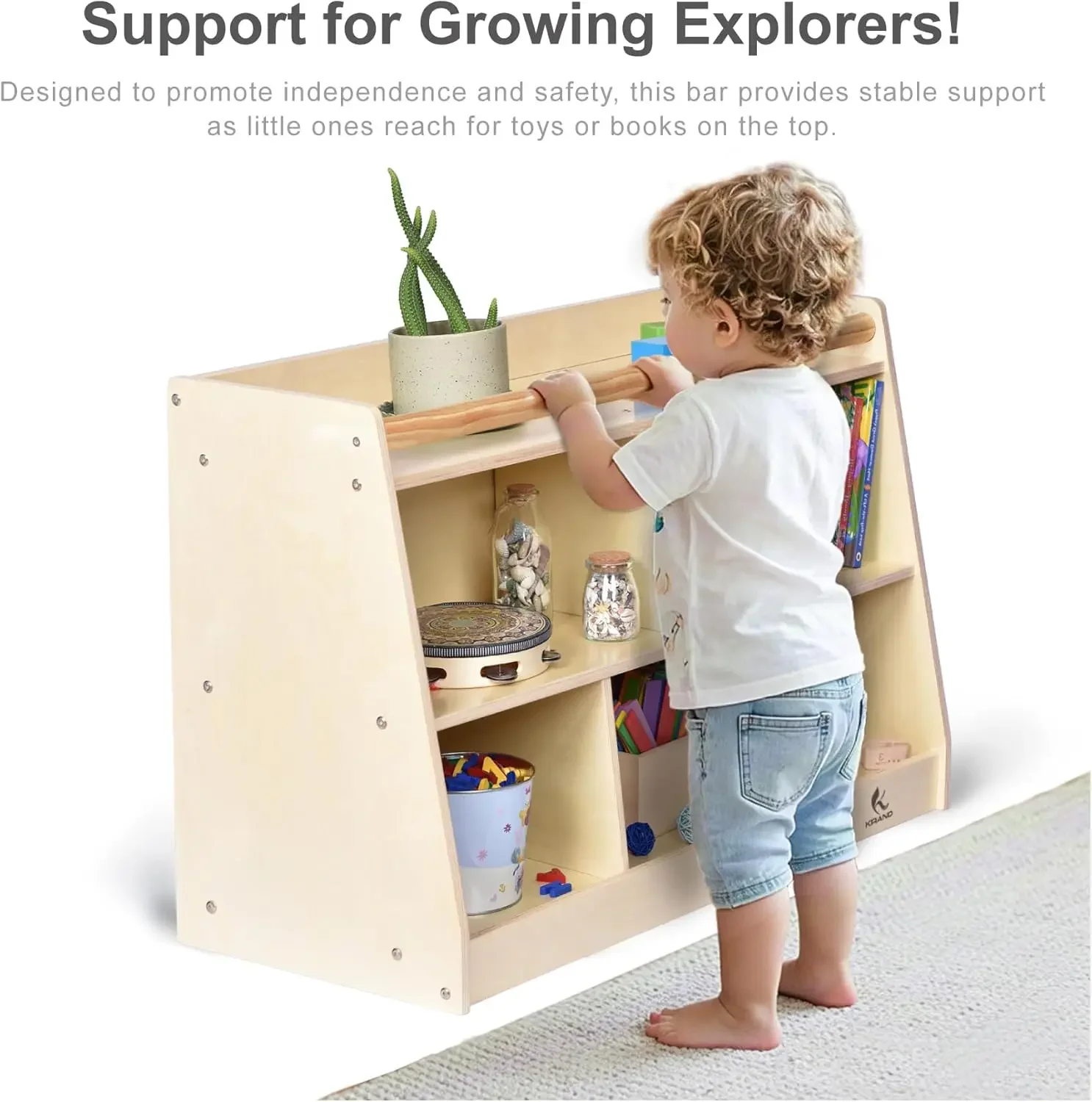 Scaffale Montessori per Bambin - Baby Nursery Shelves recensione e prezzo