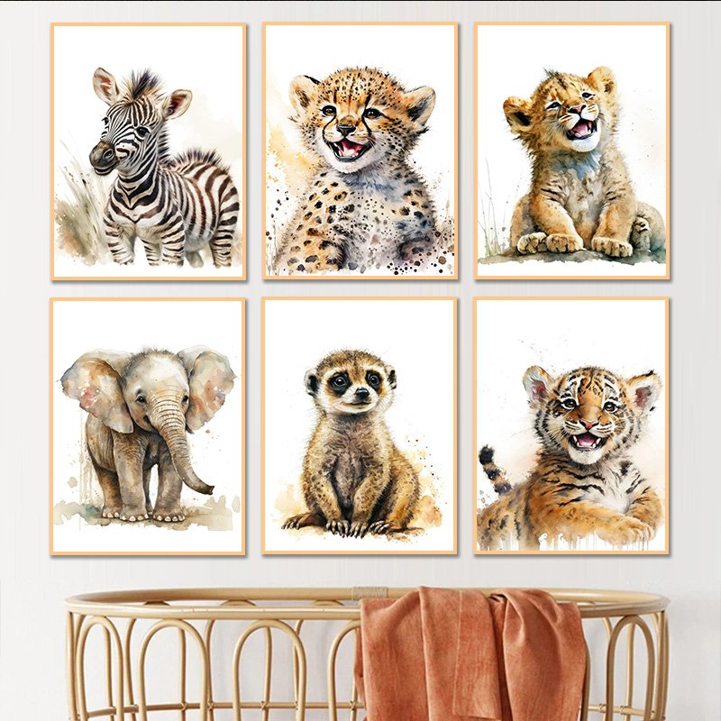 Poster HD su Tela con Animali  - Baby Zebra Nursery recensione e prezzo