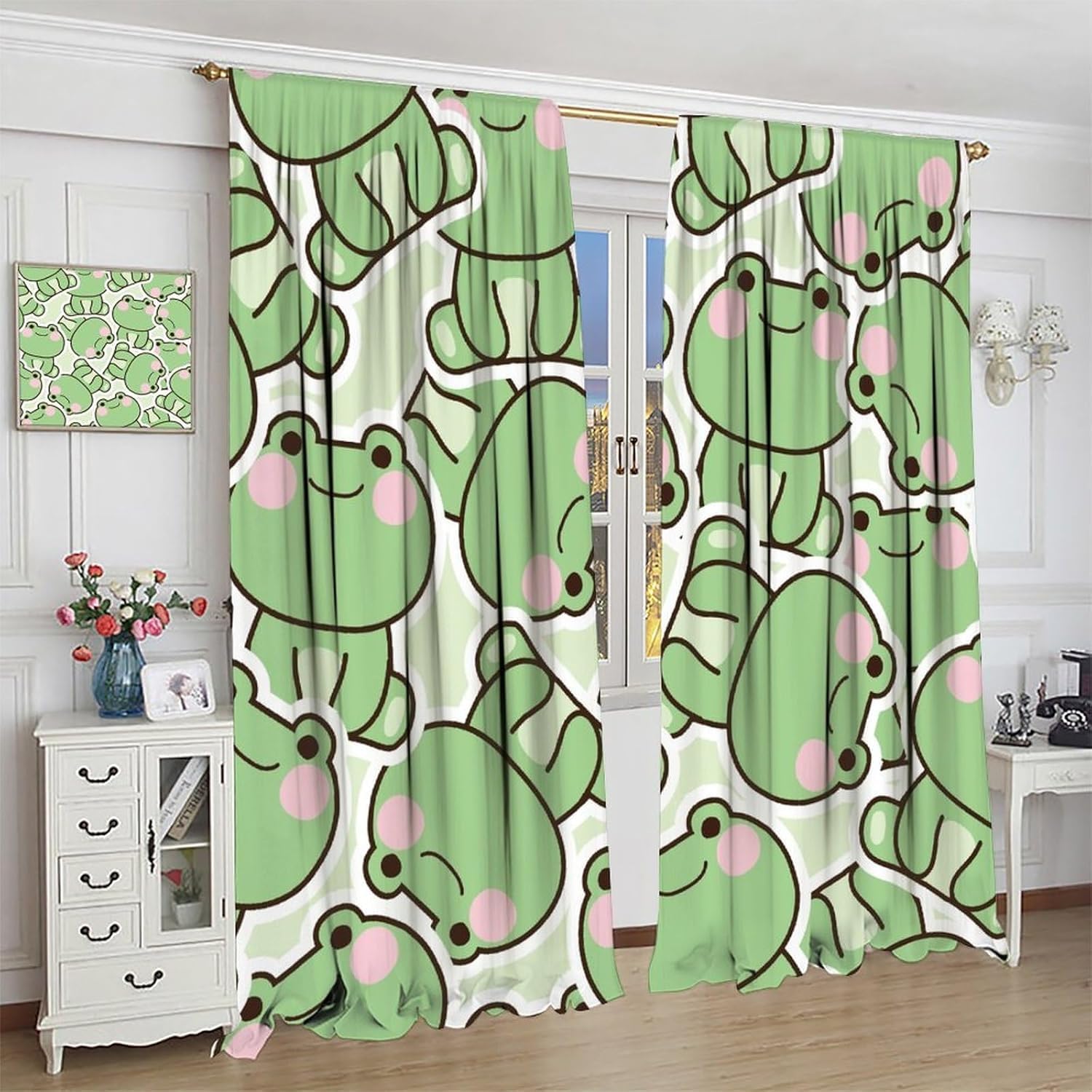 Tende con Motivo di Simpatiche - Baby Nursery Green recensione e prezzo
