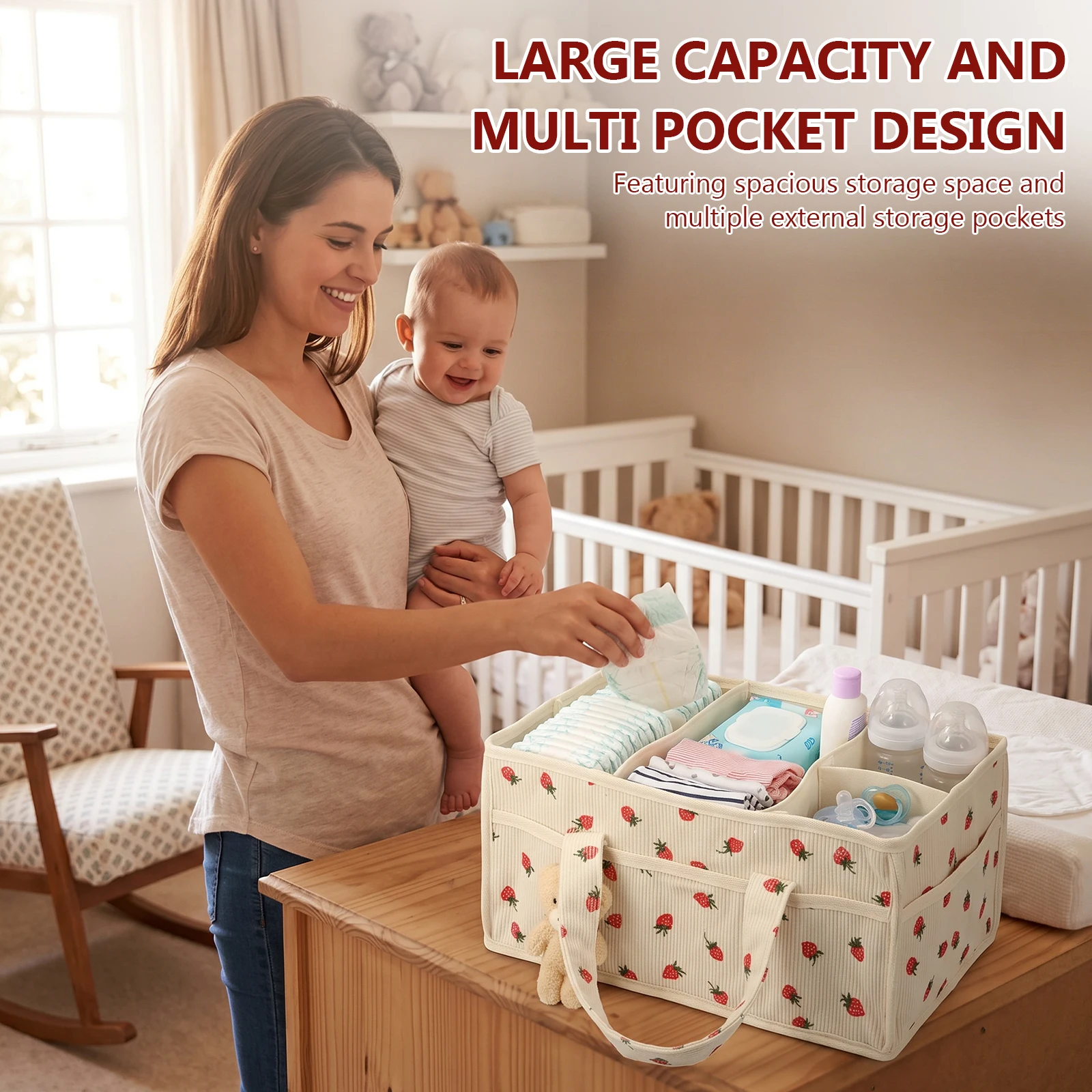 Cesto Portaoggetti per Pannoli - Baby Nursery Handles recensione e prezzo