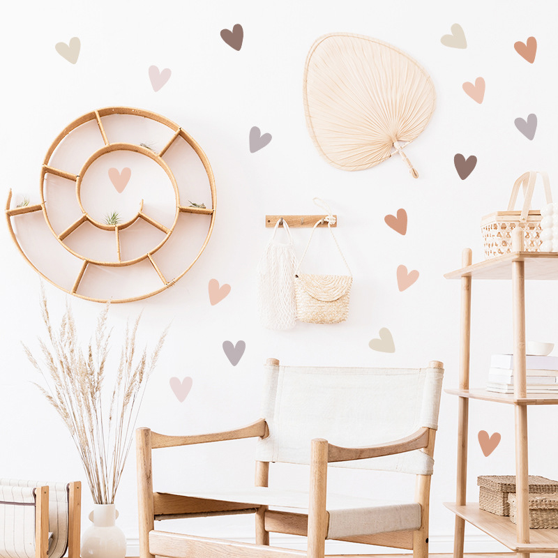 Adesivo da Parete Cuori Sparsi - Baby Nursery Neutral recensione e prezzo