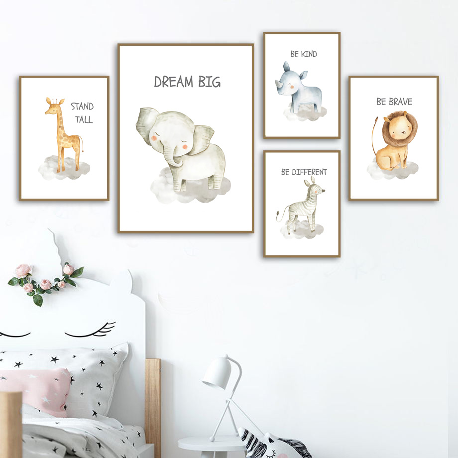 Nursery Wall Art Canvas Painti - Baby Zebra Nursery recensione e prezzo