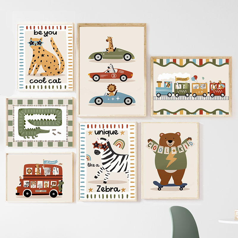 1 pz Quadro Senza Cornice con  - Baby Zebra Nursery recensione e prezzo