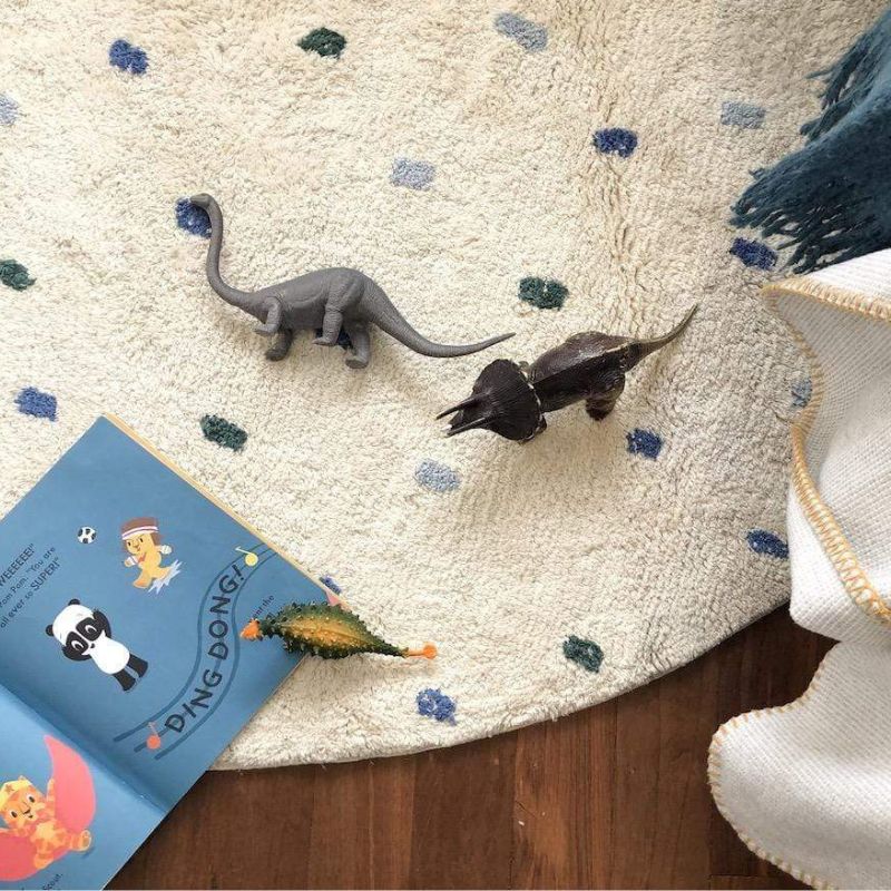 Dot Fluffy Carpet soggiorno ro - Baby Nursery Fabric recensione e prezzo