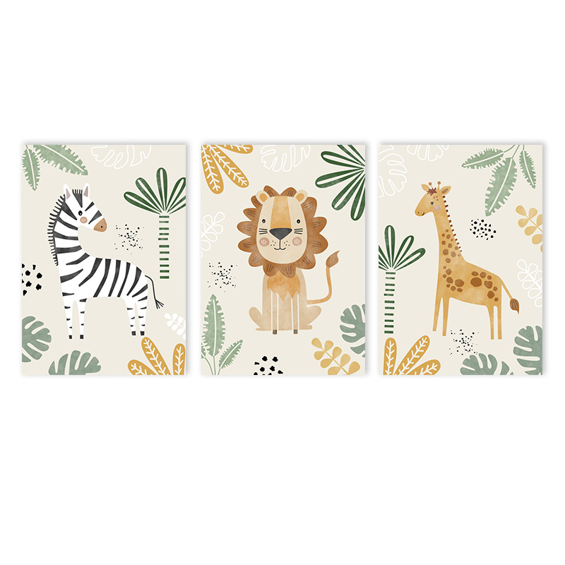(Senza cornice, 3 pezzi) - Dip - Baby Zebra Nursery recensione e prezzo