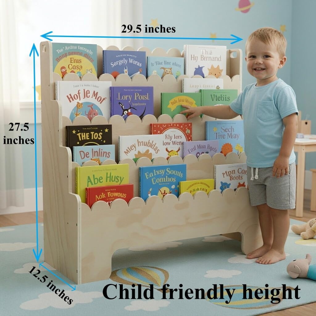 Libreria per bambini a 4 ripia - Baby Nursery Shelves recensione e prezzo
