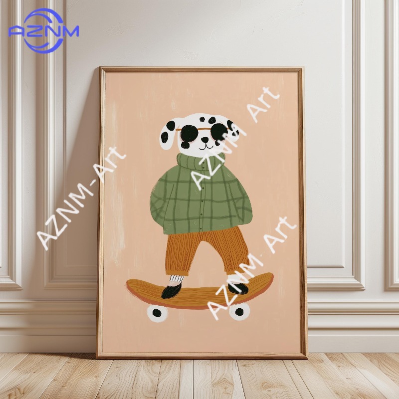 Poster Divertente con Animali  - Baby Nursery Fabric recensione e prezzo