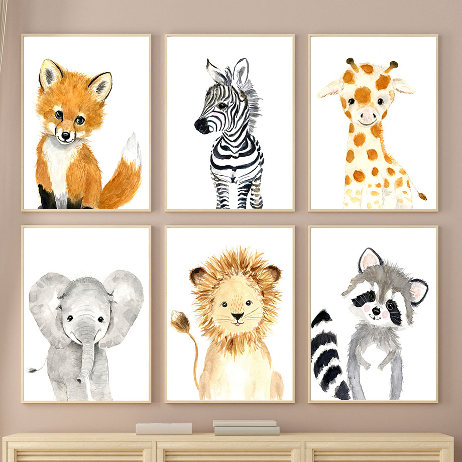 Poster Boho con Procione, Elef - Baby Zebra Nursery recensione e prezzo