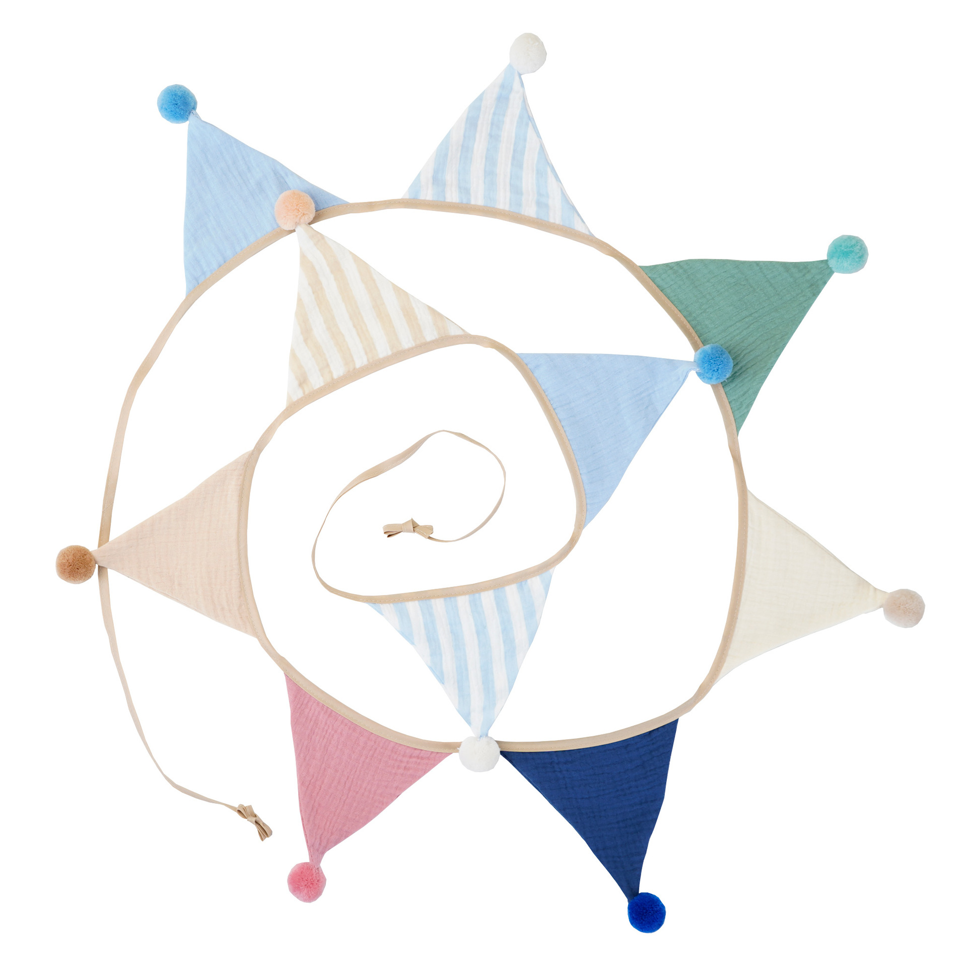 1 pz Ghirlanda in Tessuto da 2 - Baby Nursery Fabric recensione e prezzo