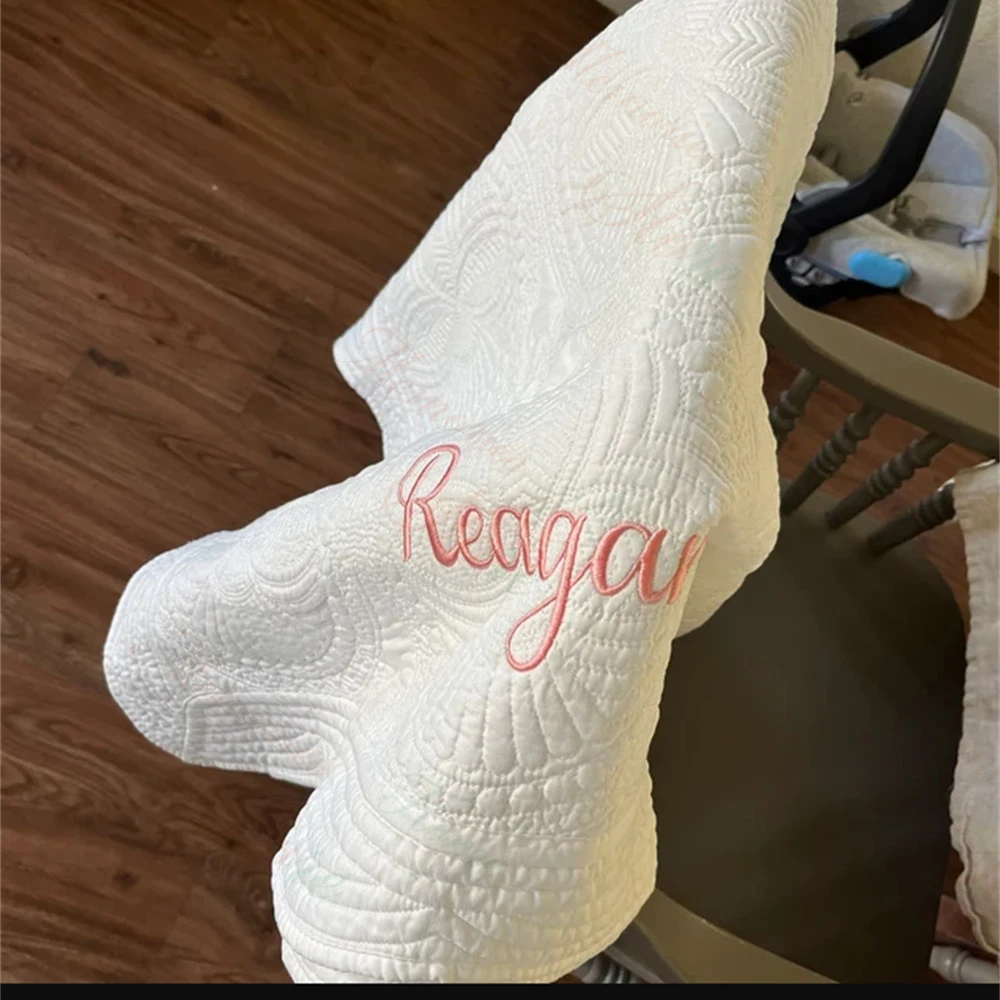Nome ricamato trapunte per la  - Baby Boy Nursery Quilt recensione e prezzo